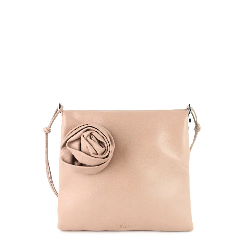 Gucci tote bags for women with a water - resistant coatingRosette Lambskin Leather Clutch Bag