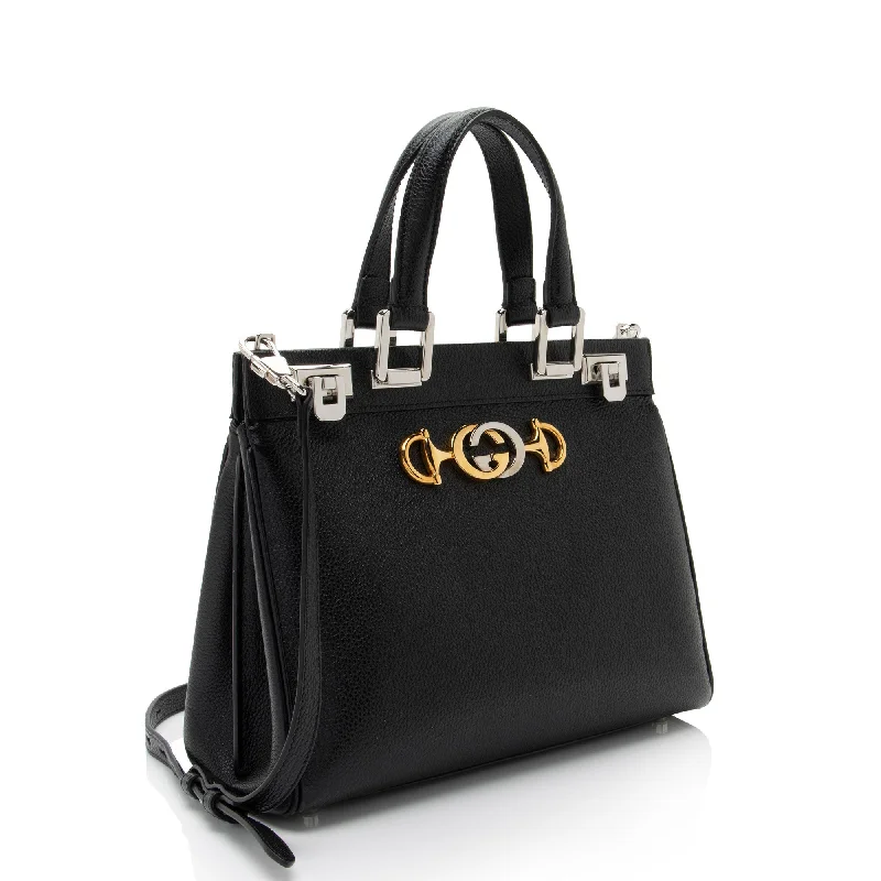 Women Gucci bags with a zip - around closure for securityGucci Calfskin Zumi Small Tote (okbitp)