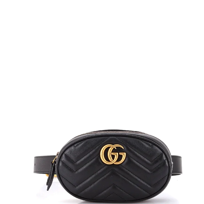 Gucci crossbody bags for women with adjustable leather strapsGG Marmont Belt Bag Matelasse Leather