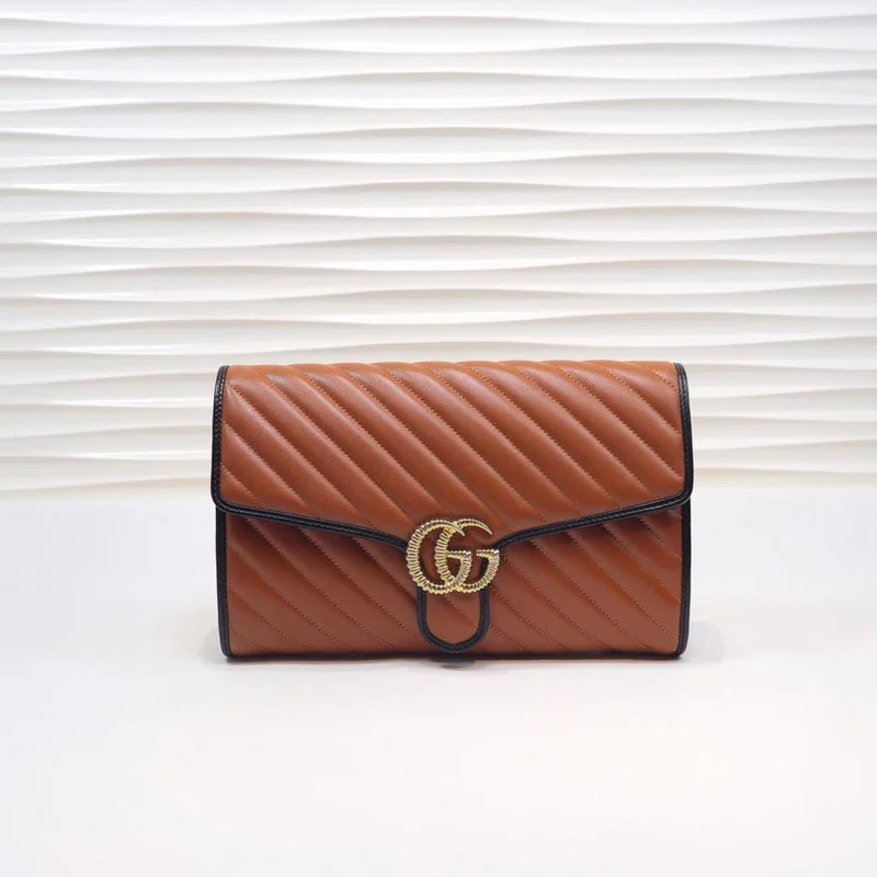 Women Gucci bags with a chain - link trim and a leather bodyBC - GUCCI BAG - 1080