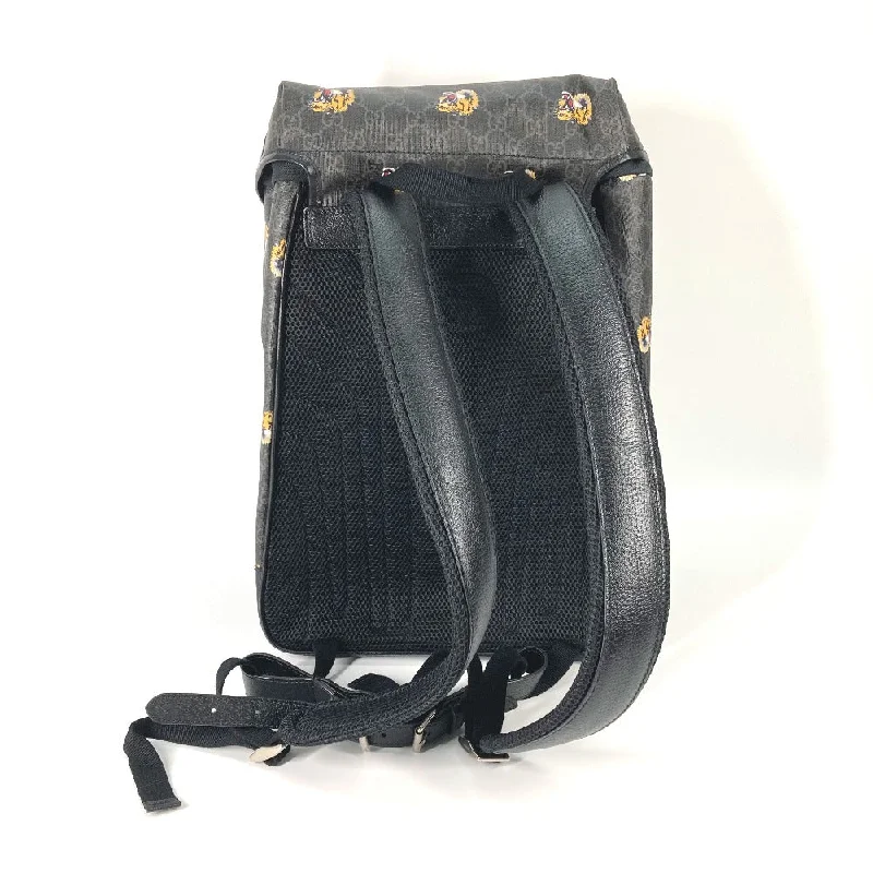 Ladies Gucci Dionysus bags with a detachable shoulder strapGUCCI Backpack 696013 GG Supreme Canvas black Interlocking G Medium backpack mens Used