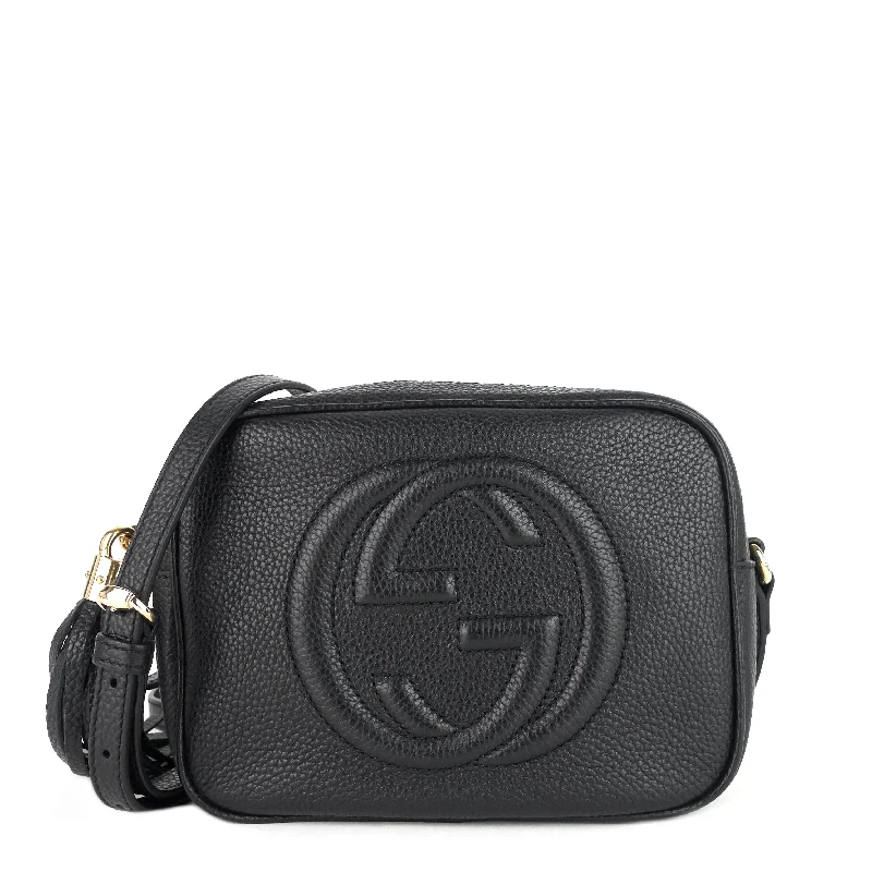 Gucci tote bags for women with a printed Gucci logoSoho Disco Calfskin Leather Crossbody Bag