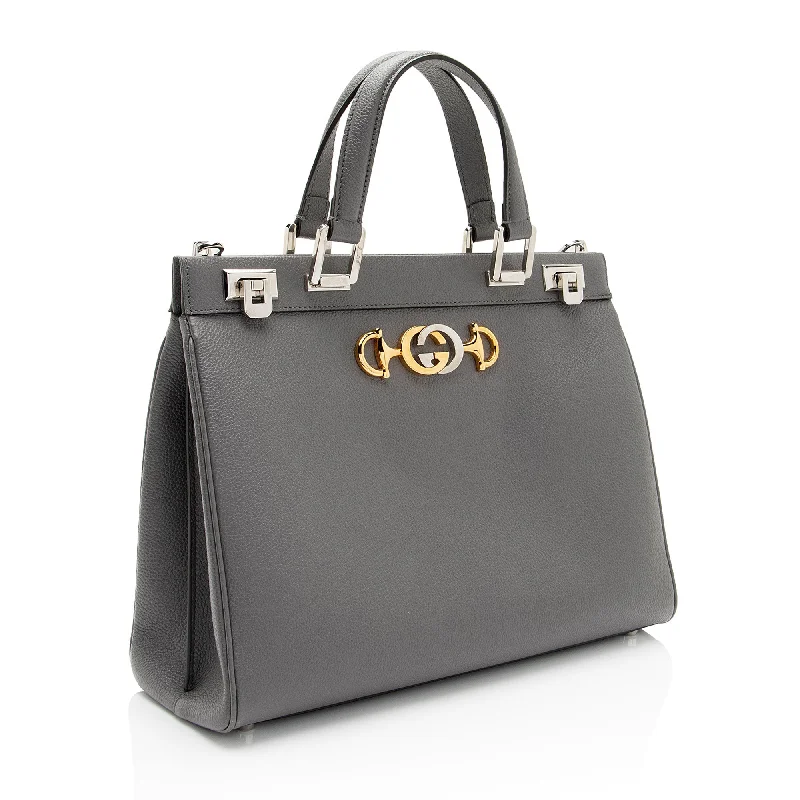 Ladies Gucci shoulder bags with a magnetic - closure flapGucci Calfskin Zumi Medium Tote (jQjYJ8)