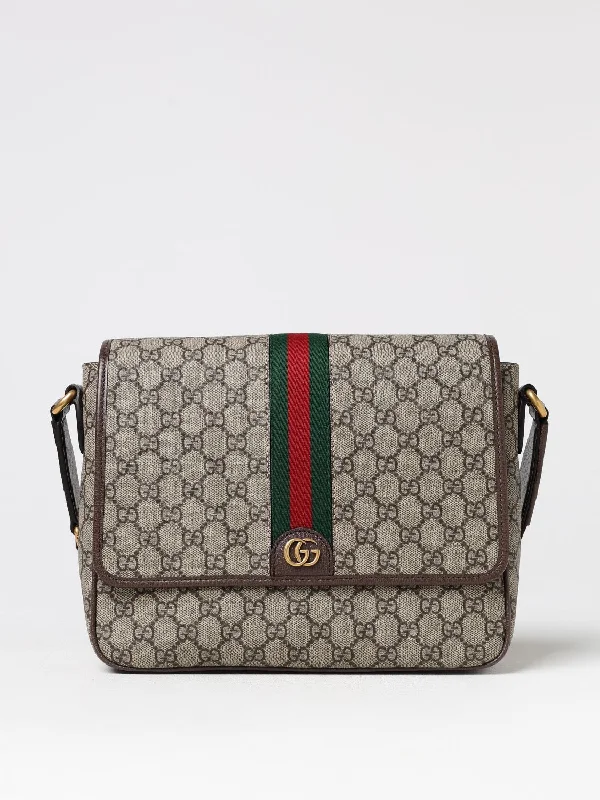 Ladies Gucci shoulder bags with a wide - width strapGucci Bags Men Beige Men