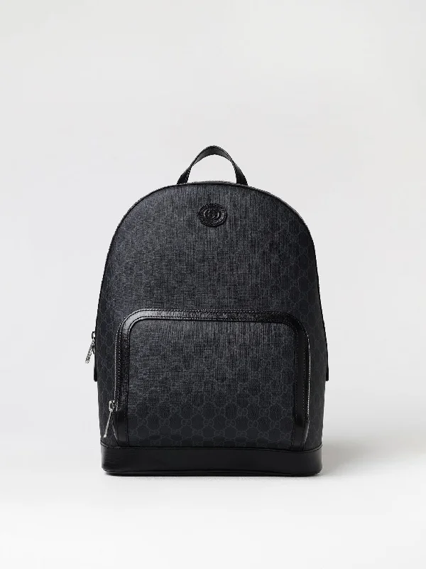 Gucci tote bags for women with a double - handle designGucci Backpack Men Black Men