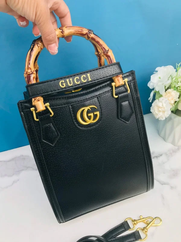 Gucci crossbody bags for women with adjustable leather strapsGucci bamboo handle tote handbag