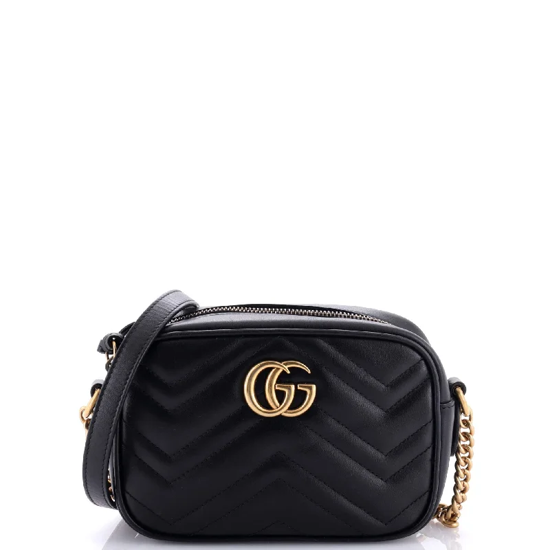 Gucci handbags for women with a metal - framed claspGG Marmont Shoulder Bag Matelasse Leather Mini