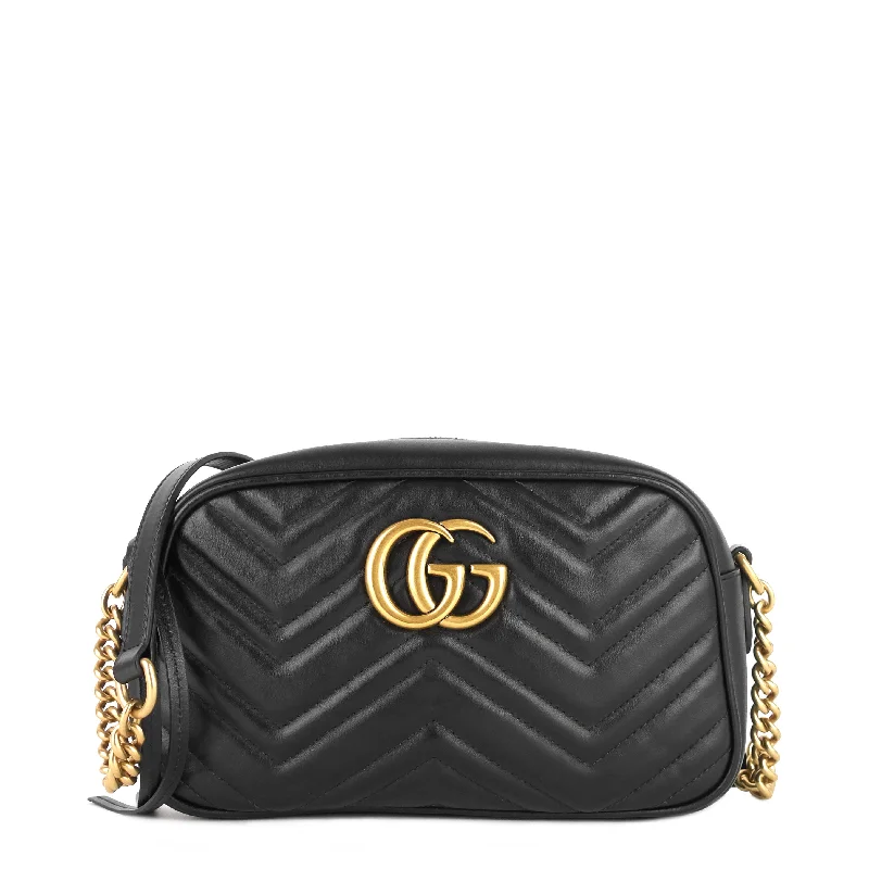 Gucci crossbody bags for women with adjustable leather strapsGG Marmont Small Matelassé Calfskin Shoulder Bag