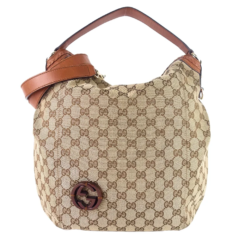 Gucci crossbody bags for women with adjustable leather strapsBrick Lane Medium Monogram Canvas Hobo Bag