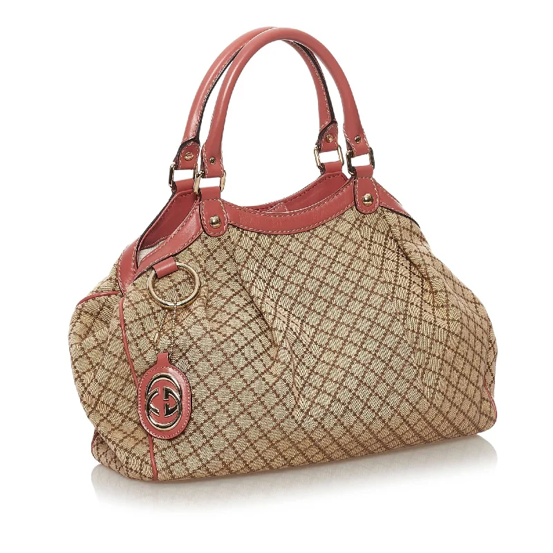 Gucci Marmont bags for women with quilted leather exteriorsGucci Sukey Handbag Brown Diamante Canvas