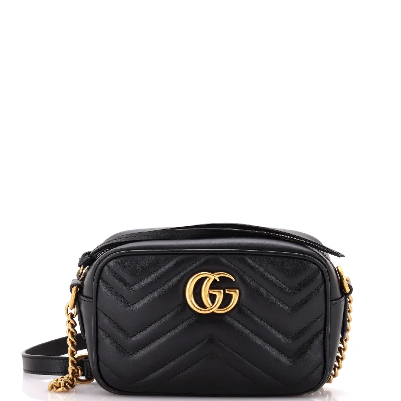 Gucci backpacks for women with a sleek silhouetteGG Marmont Shoulder Bag Matelasse Leather Mini