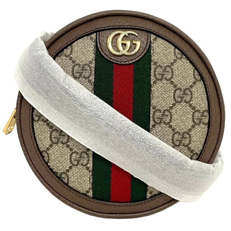 Women Gucci tote bags in GG Supreme canvas for a branded feelGucci Backpack Beige Brown Green Red Offidia 598661 Leather PVC GUCCI Chain Rucksack GG Marmont Round Card Ladies