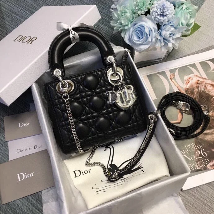 Christian Dior handbags with a snap - button closure and a decorative buckleBC - Dior Bags - 1143