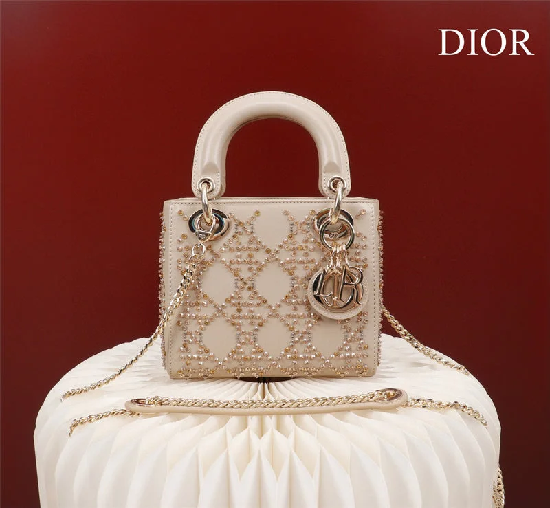 Christian Dior handbags with a snap - button closure and a decorative buckleChristian Dior  Bags - 3880