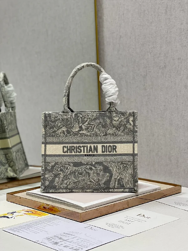 Christian Dior backpacks with a sleek, minimalist silhouetteChristian Dior Small Book Tote Grey, For Women,  Handbags 26.5cm/10.5in