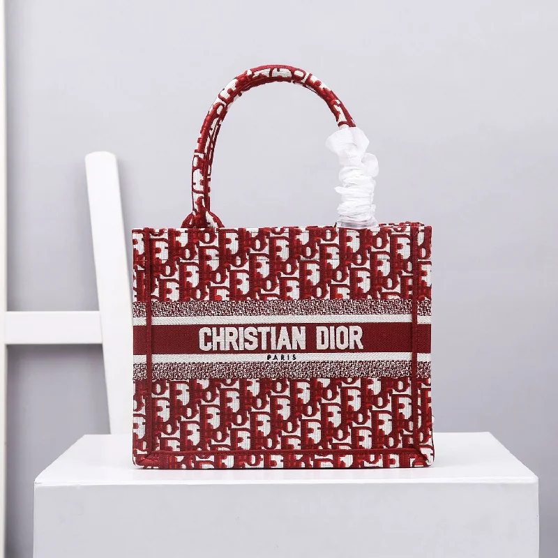 Luxury Christian Dior crossbody bags with a chain - link strapChristian Dior Small Book Tote Red, For Women