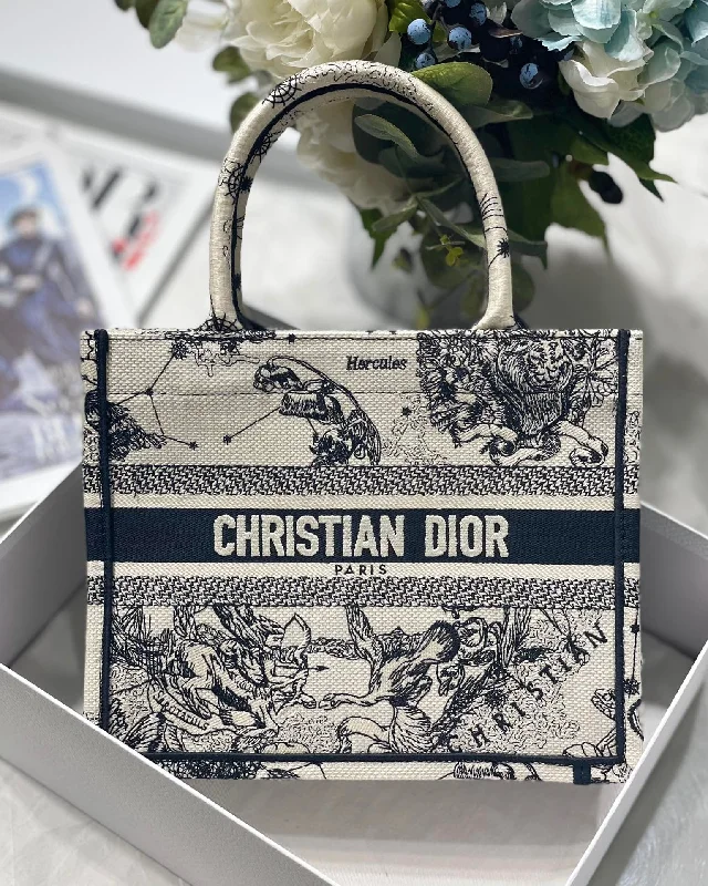 Christian Dior Saddle bags with a patent leather finish for a shiny lookChristian Dior Small Book Tote White