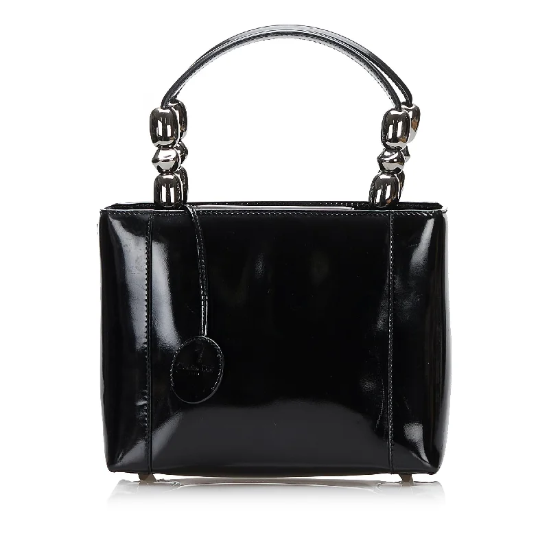 Christian Dior Saddle bags with a patent leather finish for a shiny lookDior Malice Pearl Handbag (SHG-36813)