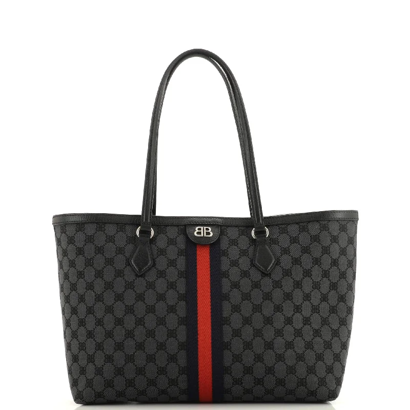 Gucci tote bags for women with a water - resistant coatingx Gucci The Hacker Project Tote BB Canvas Medium