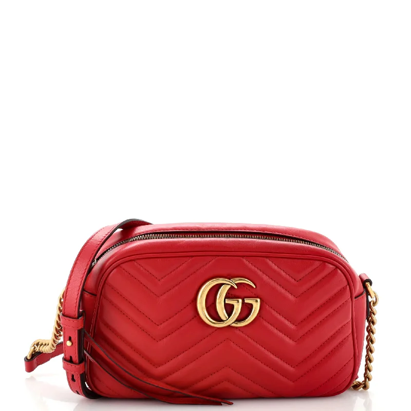 Medium - sized Women Gucci handbags for everyday useGG Marmont Shoulder Bag Matelasse Leather Small