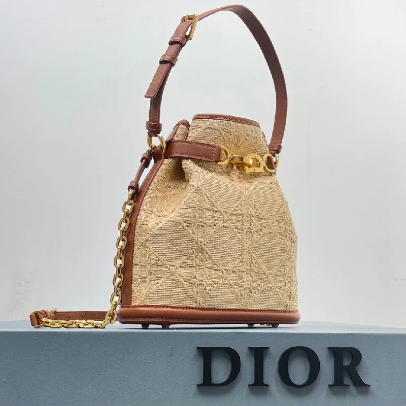 Stylish Christian Dior shoulder bags with a tassel - adorned zipperWF - Dior Bag - 040