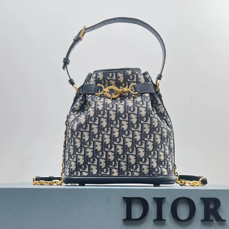 Christian Dior Saddle bags with a studded trim for a bold lookWF - Dior Bag - 041