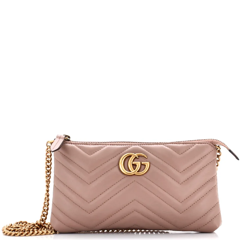 Gucci handbags for women with a beaded trimGG Marmont Chain Shoulder Bag Matelasse Leather Mini