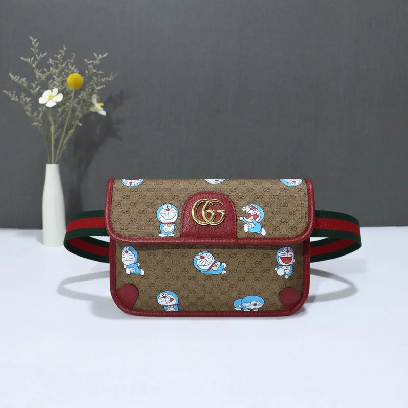 Women Gucci bags with a snap - button closure and a decorative charmGucci Bags